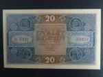 20 Kč 15.4.1919 série U 111, Ba. 10a, Pi. 9a