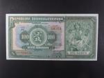 100 Kč 14.1.1920 série Ak, Ba. 16b, Pi. 17a, na A nepatrná šmouha od černé barvy
