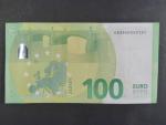 100 Euro 2019 série EA, podpis Mario Draghi,  E008