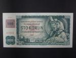 100 Kč 1961 s. Z 57, kolek, Ba. CZ 1b2, Pi. 1