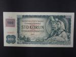 100 Kč 1961 s. T 66, kolek, Ba. CZ 1b2, Pi. 1