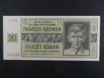 20 K 24.1.1944, série 33 A, perf. SPECIMEN
