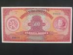 500 Kč 2.5.1929 série F, 1x perf. SPECIMEN