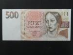 500 Kč 1993 s. A 07, Baj. CZ 7a, Pi. 7