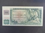 100 Kč 1961 s. T 59, kolek, Ba. CZ 1b2, Pi. 1