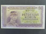 50 Kčs 1945 série MD, perf. 