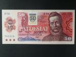 50 Sk/Kčs 1987 s. F 78 kolkovaná, Baj. SK2a