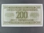 vydání pro okupovanou Ukrajinu 1942, 200 Karbowanez 10.3.1942, Grab. ZWK - 54