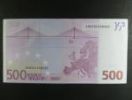 500 Euro 2002 s.Z, Belgie, podpis Willema F. Duisenberga, T001 tiskárna Belgie