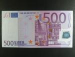 500 Euro 2002 s.Z, Belgie, podpis Willema F. Duisenberga, T001 tiskárna Belgie