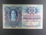 20 K 2.1.1913, Kolkovaná, I. vydání, padělaný kolek s raz 