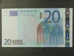 20 Euro 2002 s.E, Slovensko, podpis Jeana-Clauda Tricheta, R029 tiskárna Bundesdruckerei, Německo 