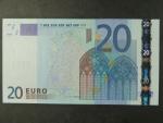 20 Euro 2002 s.F, Malta, podpis Jeana-Clauda Tricheta, G009 tiskárna Koninklijke Joh. Enschedé, Holandsko