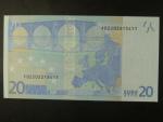 20 Euro 2002 s.F, Malta, podpis Mario Draghi,  R027 tiskárna Bundesdruckerei, Německo