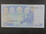 20 Euro 2002 s.P, Holandsko, podpis Jeana-Clauda Tricheta, G007 tiskárna Koninklijke Joh. Enschedé, Holandsko