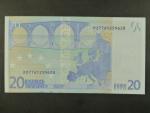 20 Euro 2002 s.P, Holandsko, podpis Mario Draghi, R015 tiskárna Bundesdruckerei, Německo 