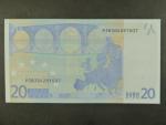 20 Euro 2002 s.P, Holandsko, podpis Mario Draghi, R029 tiskárna Bundesdruckerei, Německo 