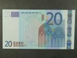 20 Euro 2002 s.S, Itálie, podpis Jeana-Clauda Tricheta, J020 tiskárna Istituto Poligrafico e Zecca dello Stato, Itálie