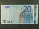 20 Euro 2002 s.S, Itálie, podpis Jeana-Clauda Tricheta, J021 tiskárna Istituto Poligrafico e Zecca dello Stato, Itálie