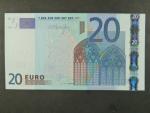 20 Euro 2002 s.S, Itálie, podpis Mario Draghi, J033 tiskárna Istituto Poligrafico e Zecca dello Stato, Itálie
