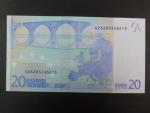 20 Euro 2002 s.U, Francie, podpis Willema F. Duisenberga, L010 tiskárna Banque de France, Francie