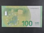 100 Euro 2019 série EA, podpis Mario Draghi,  E003