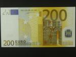 200 Euro 2002 s. L, Finsko, podpis Willema F. Duisenberga, D001 tiskárna Setec Oy, Finsko