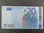 20 Euro 2002 s.U, Francie, podpis Willema F. Duisenberga, L013 tiskárna Banque de France, Francie