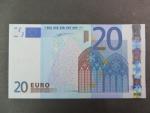20 Euro 2002 s.U, Francie, podpis Willema F. Duisenberga, L019 tiskárna Banque de France, Francie
