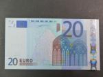 20 Euro 2002 s.U, Francie, podpis Willema F. Duisenberga, L028 tiskárna Banque de France, Francie
