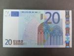 20 Euro 2002 s.U, Francie, podpis Jeana-Clauda Tricheta, L032 tiskárna Banque de France, Francie
