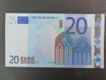 20 Euro 2002 s.U, Francie, podpis Jeana-Clauda Tricheta, L033 tiskárna Banque de France, Francie