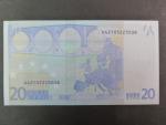 20 Euro 2002 s.U, Francie, podpis Jeana-Clauda Tricheta, L040 tiskárna Banque de France, Francie