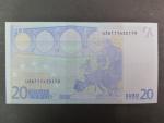 20 Euro 2002 s.U, Francie, podpis Jeana-Clauda Tricheta, L041 tiskárna Banque de France, Francie