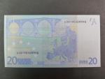 20 Euro 2002 s.U, Francie, podpis Jeana-Clauda Tricheta, L043 tiskárna Banque de France, Francie