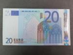 20 Euro 2002 s.U, Francie, podpis Jeana-Clauda Tricheta, L043 tiskárna Banque de France, Francie