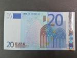 20 Euro 2002 s.U, Francie, podpis Jeana-Clauda Tricheta, L045 tiskárna Banque de France, Francie