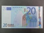 20 Euro 2002 s.U, Francie, podpis Jeana-Clauda Tricheta, L047 tiskárna Banque de France, Francie