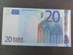20 Euro 2002 s.U, Francie, podpis Jeana-Clauda Tricheta, L061 tiskárna Banque de France, Francie