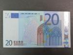 20 Euro 2002 s.U, Francie, podpis Willema F. Duisenberga, L023 tiskárna Banque de France, Francie