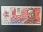 50 Sk/Kčs 1987 série I 09, kolkovaná