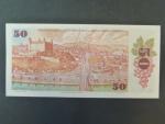 50 Sk/Kčs 1987 s. F 84 kolkovaná, sériová čísla dál od sebe, Baj. SK2a