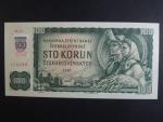 100 Sk/Kčs 1961 s. M 21, kolkovaná, Ba. SK 3e2, Pi. 17