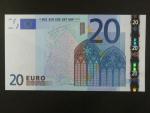 20 Euro 2002 s.U, Francie, podpis Jeana-Clauda Tricheta, L071 tiskárna Banque de France, Francie