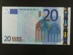 20 Euro 2002 s.U, Francie, podpis Jeana-Clauda Tricheta, L072 tiskárna Banque de France, Francie