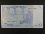20 Euro 2002 s.U, Francie, podpis Jeana-Clauda Tricheta, L075 tiskárna Banque de France, Francie