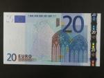 20 Euro 2002 s.U, Francie, podpis Jeana-Clauda Tricheta, L080 tiskárna Banque de France, Francie