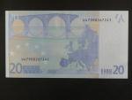 20 Euro 2002 s.U, Francie, podpis Jeana-Clauda Tricheta, L083 tiskárna Banque de France, Francie