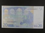 20 Euro 2002 s.U, Francie, podpis Mario Draghi, L085 tiskárna Banque de France, Francie