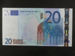 20 Euro 2002 s.V, Španělsko, podpis Willema F. Duisenberga, M002 tiskárna Fábrica Nacional de Moneda , Španělsko